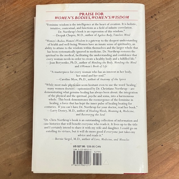 The Wisdom of Menopause by Christiane Northrup, M.D. - Red Cover - Picture 3 of 16